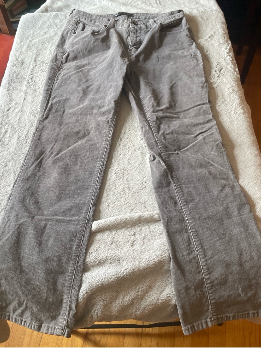 Levi's Light Gray Corduroy Pants - Straight Leg